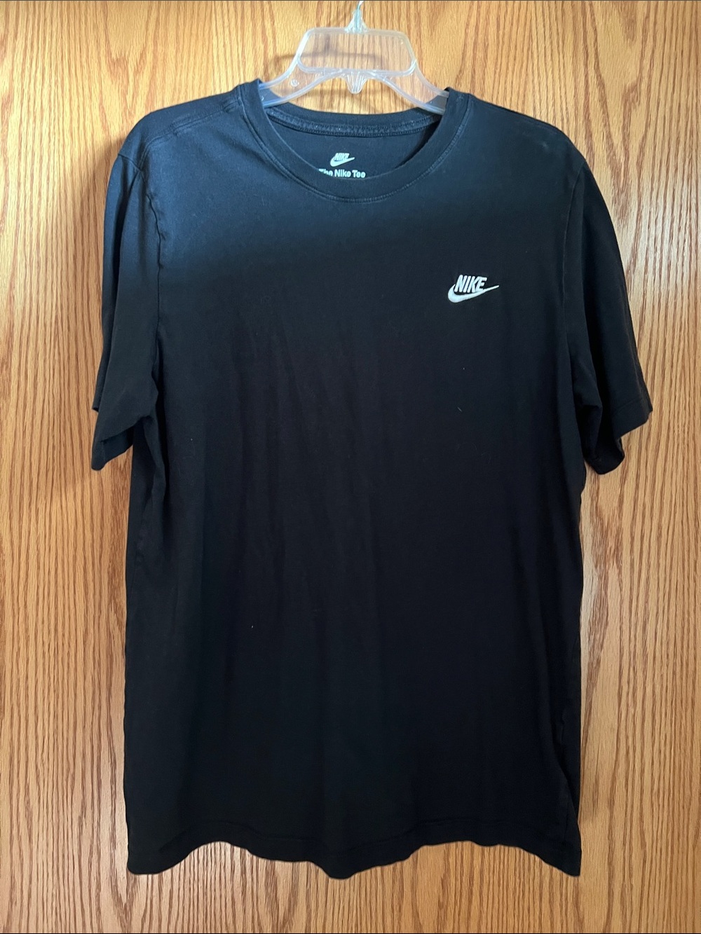 Nike Black Short Sleeve Tee with White Swoosh